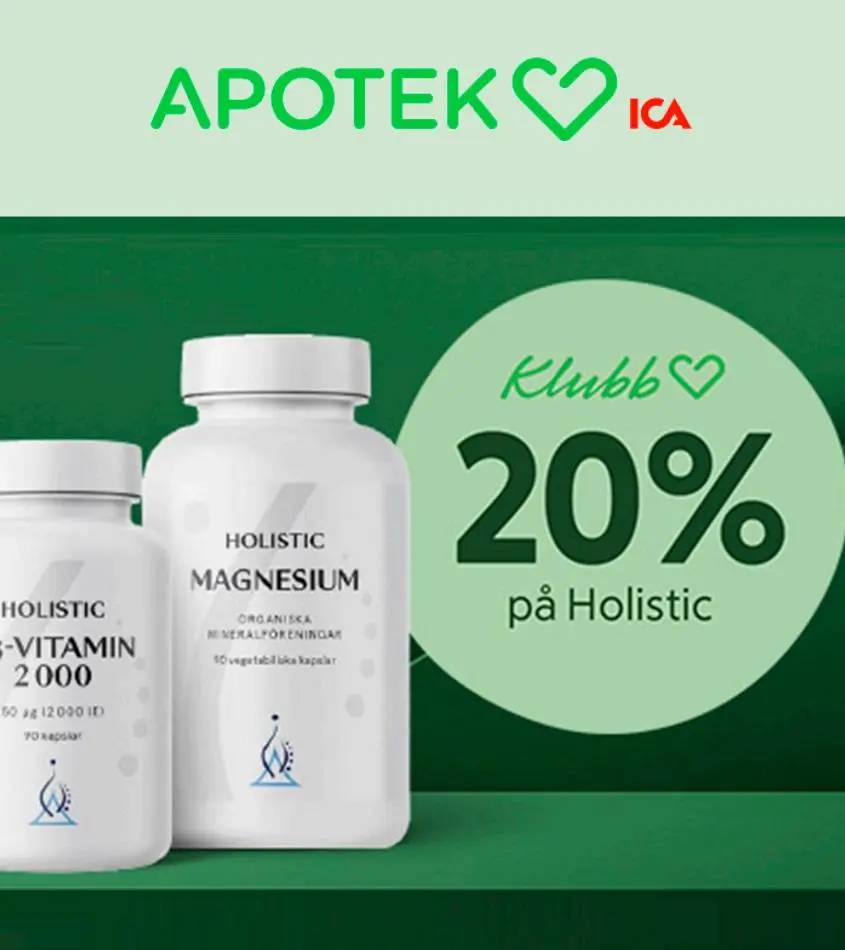 Vad saknar du? 20% på Holistic