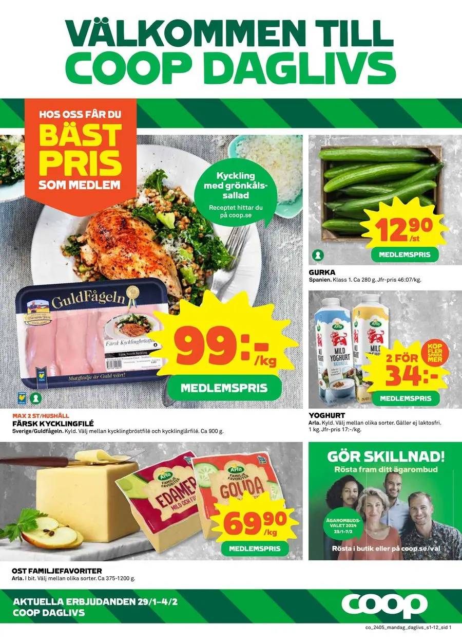 Coop Daglivs reklamblad