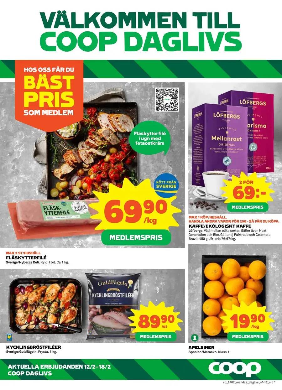 Coop Daglivs reklamblad