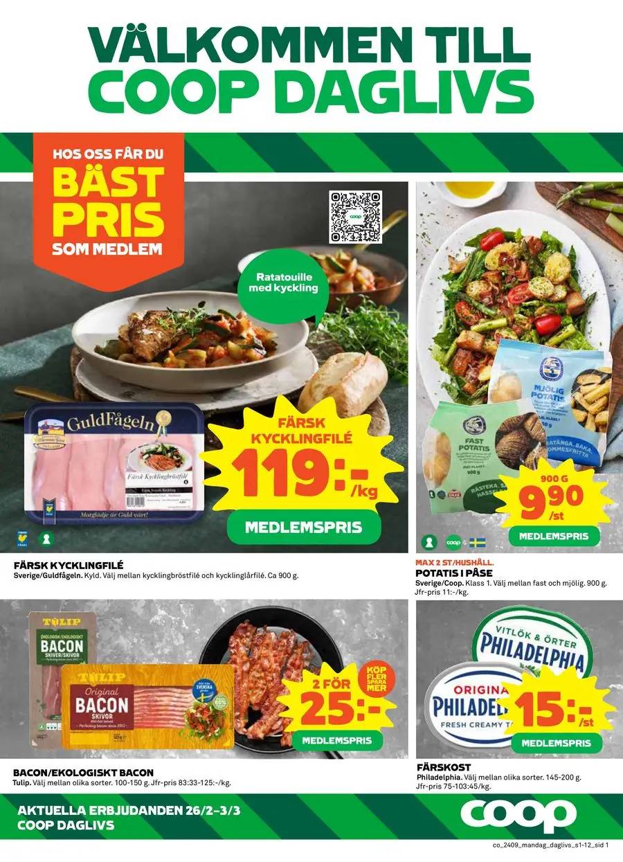 Coop Daglivs reklamblad