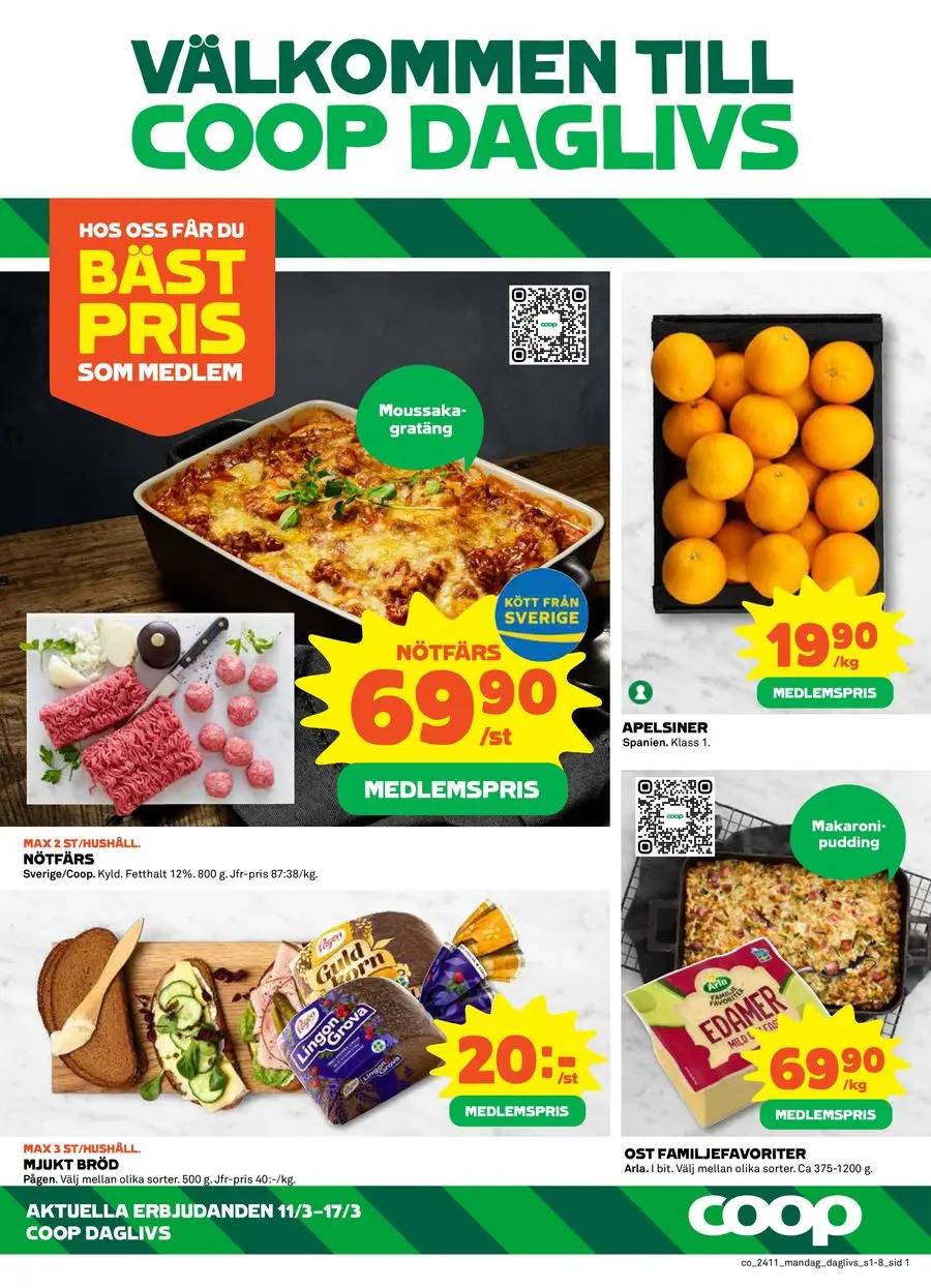 Coop Daglivs reklamblad